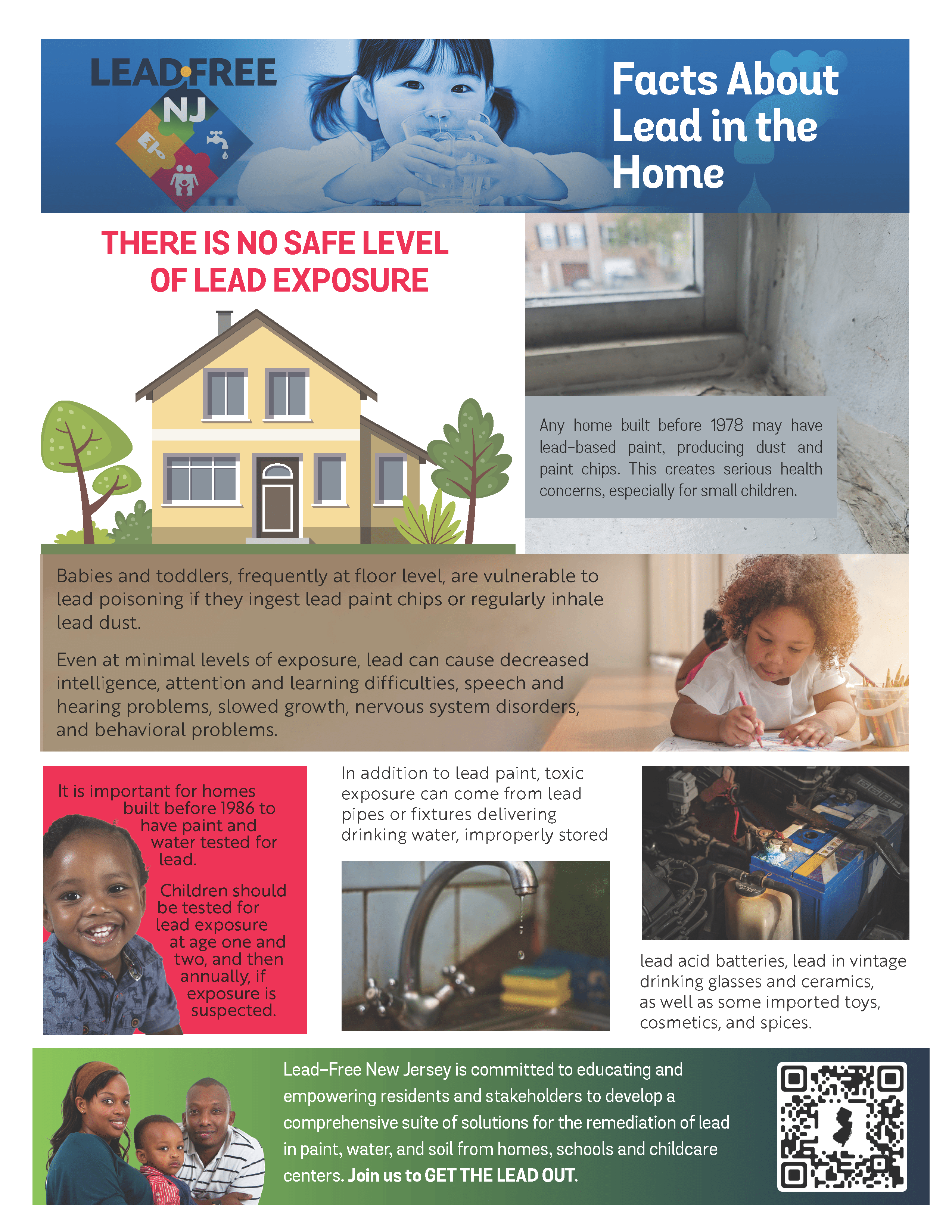 Lead-Free Lead in Homes Flyer Cover