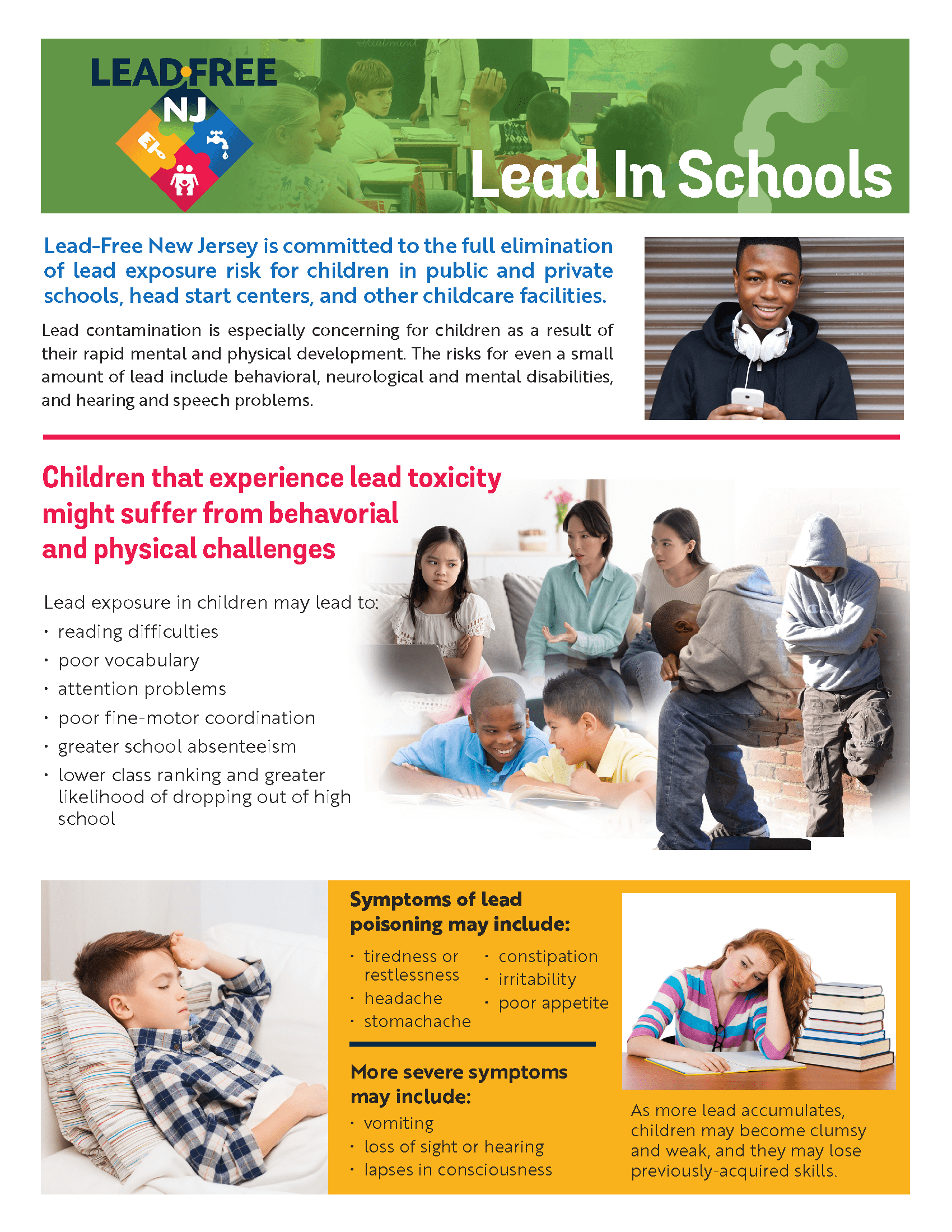 Lead-Free NJ Lead in Schools Flyer Cover August 2022