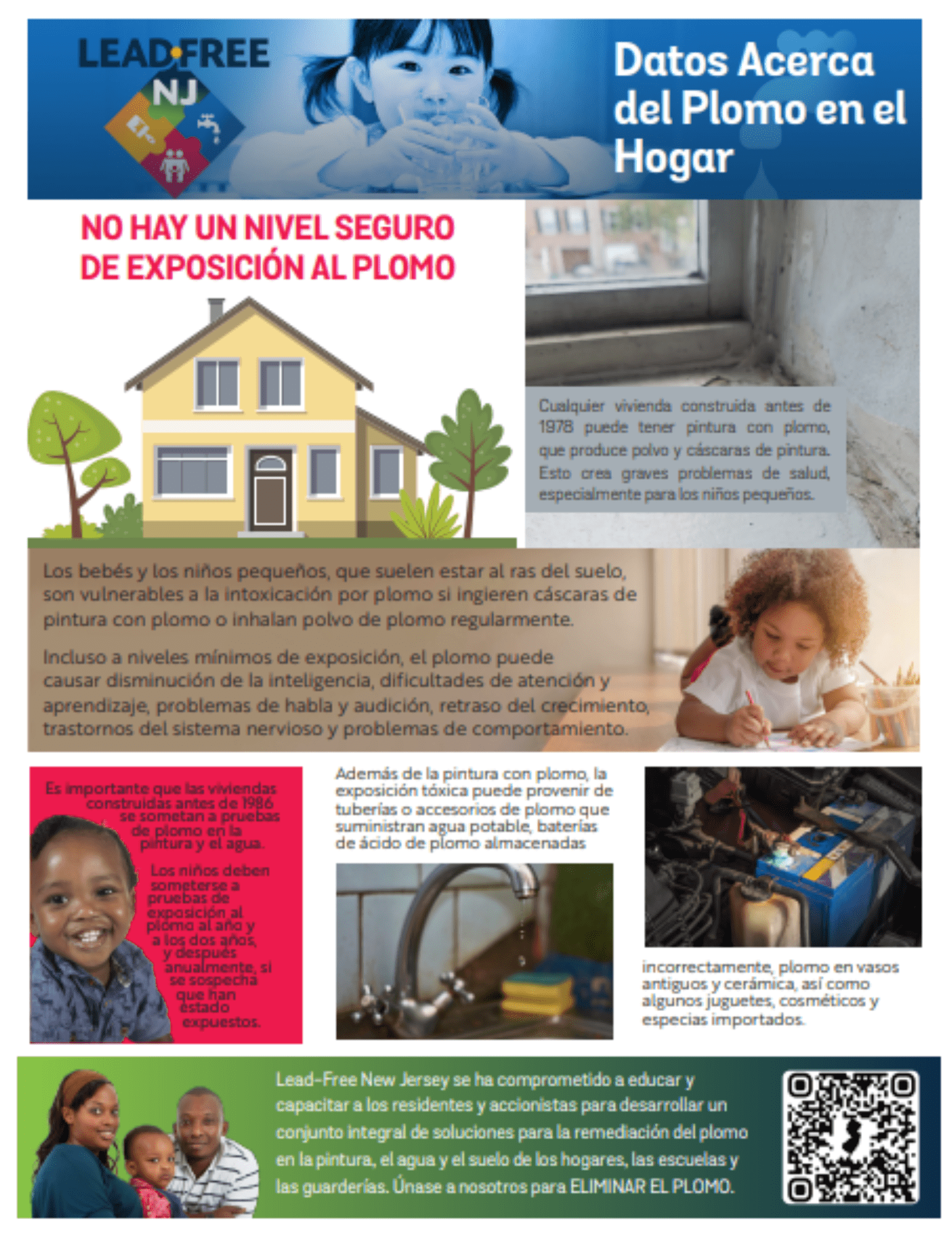 Lead-Free Lead in Homes Flyer Cover